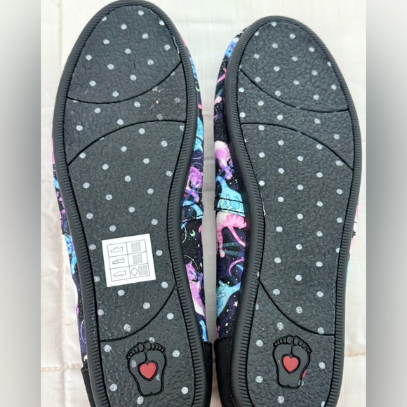 Bobs for Cats Skechers cat in space slip on canvas loafers memory foam 9 EUC - Picture 8 of 9